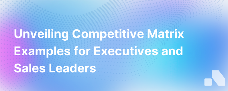 Competitive Matrix Examples